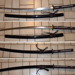 KATANA SHINKEN POIGNEE CUIR