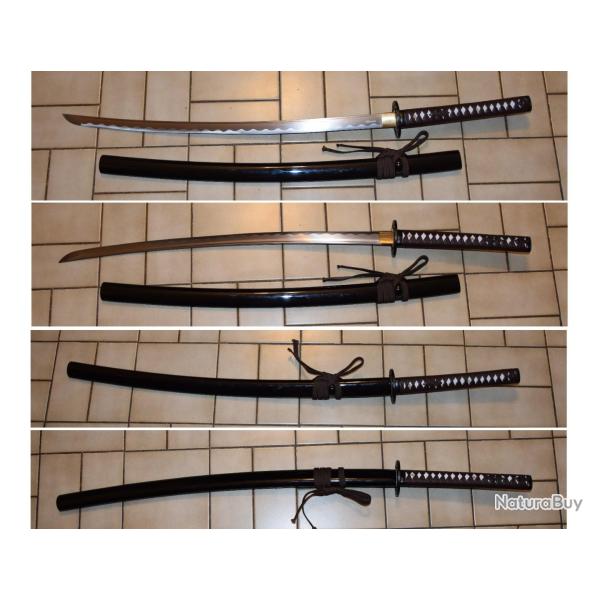 KATANA SHINKEN POIGNEE CUIR