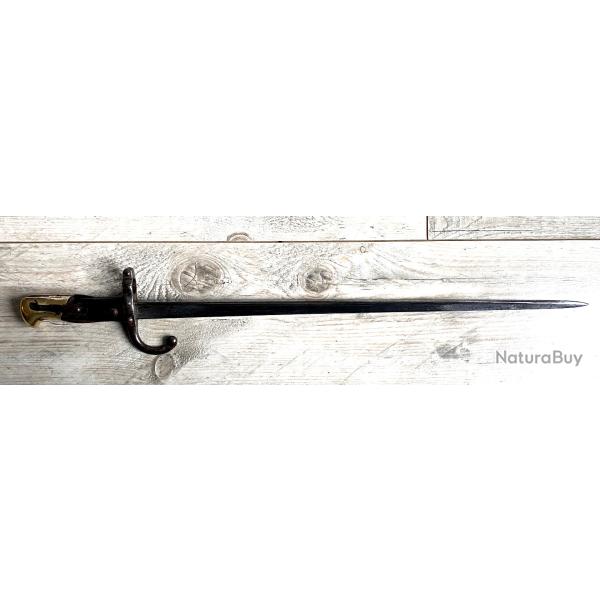 Ancienne Baionnette Fusil Gras St Etienne Aout 1877