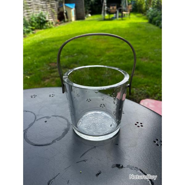 Tasse en verre  petite anse