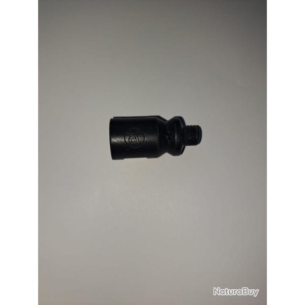 Adaptateur lance fus�e pour pistolet d'alarme � blanc Bruni Mini Gap 9mm pak ( neuf )