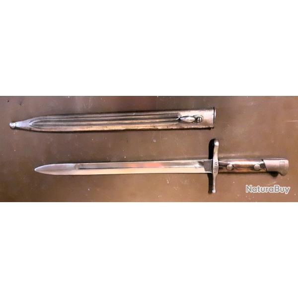 Ba�onnette italienne pour fusil Carcano-Vetterli.