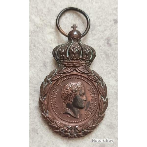 M�daille Napol�on I, campagnes de 1792 � 1815 Sainte H�l�ne 5 mai 1821