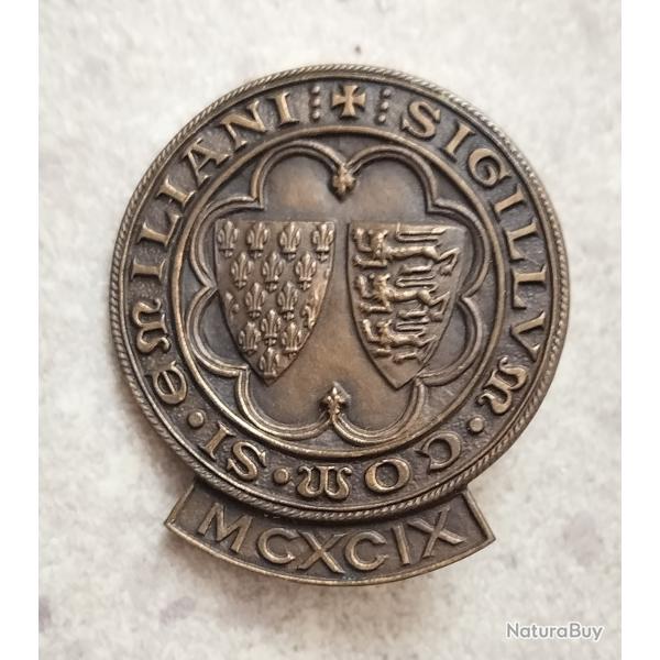INSIGNE INTERESSANT ( base) -SIGILLVM COM SI EMILIANI -MCXCIX -ARTHUS BERTRAND PARIS- ma�onniques.