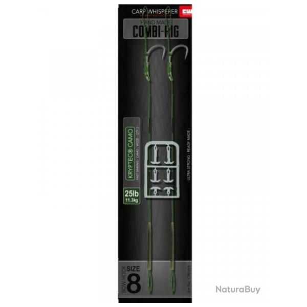 CARP WHISPERER BAS DE LIGNE COMBI RIG CARP WHISPERER 6 Weed