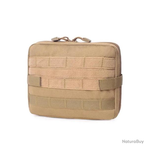 Pochette tactique multi-usages - syst�me molle - kaki - LIVRAISON GRATUITE