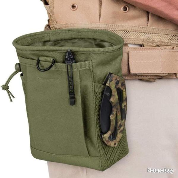 Sacoche tactiquepour munitions et accessoires - syst�me molle - verte - LIVRAISON GRATUITE