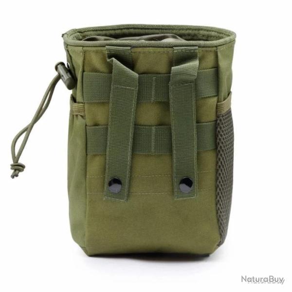 Sacoche tactiquepour munitions et accessoires - systme molle - verte - LIVRAISON GRATUITE