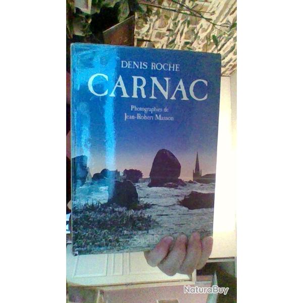 Carnac par Denis Roche photographie Jean-Robert Masson - Edition Suger -