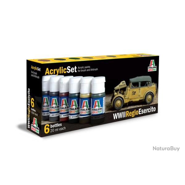 Set de peinture Arm�e Italienne WWII | Italeri (0000 1328) - Maquette � monter