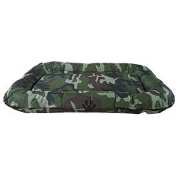 COUSSIN DEHOUSSABLE CAMOUFLAGE POUR CHIEN - 120X80CM - 