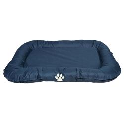 COUSSIN DEHOUSSABLE BLEU POUR CHIEN - 100X70CM - 