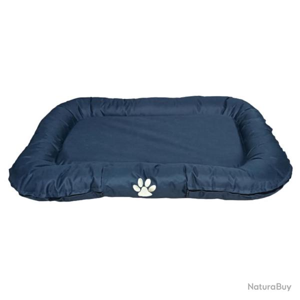 COUSSIN DEHOUSSABLE BLEU POUR CHIEN - 100X70CM - 