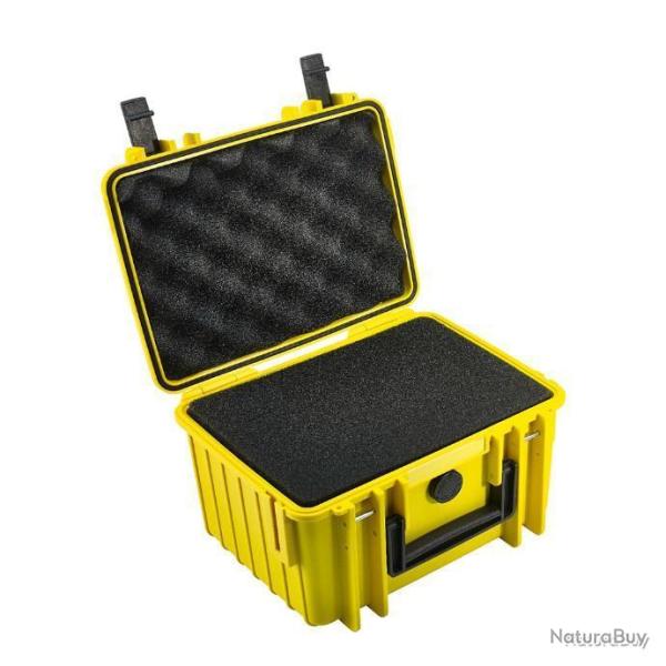 B&W international valise Type 2000 Jaune Int�rieur mousse