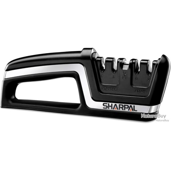 SHARPAL 104N Aiguiseur de couteaux de cuisine et aff�teur de ciseaux 5 en 1