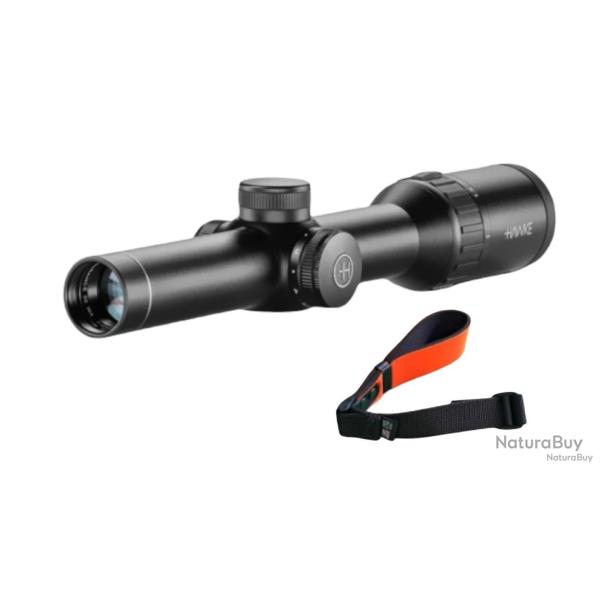 KIT - Lunette de battue Hawke Endurance 30 WA 1-4x24 et Dragonne n�opr�ne