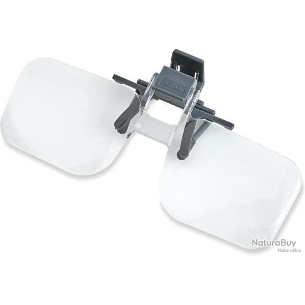 Loupe Carson CF-10 clip & flip - Vision claire et mains libres pour montage de mouches