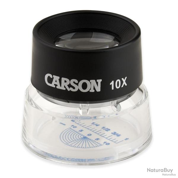 CARSON LumiLoupe avec r�ticule Snap-On, 10x