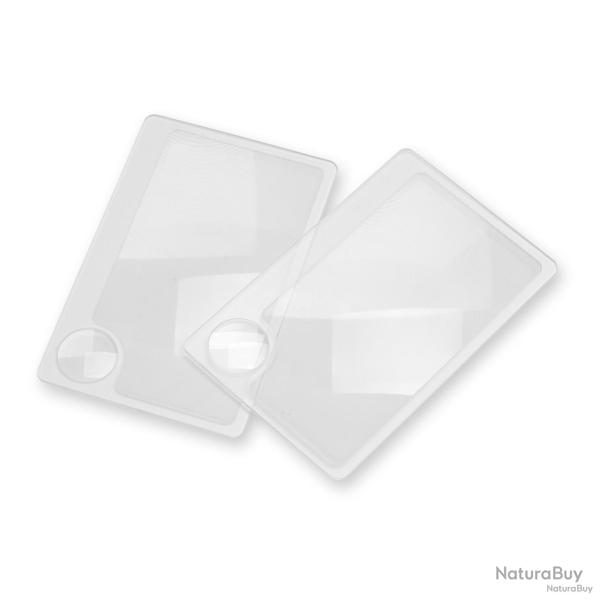 CARSON 2 Loupes carte de cr�dit