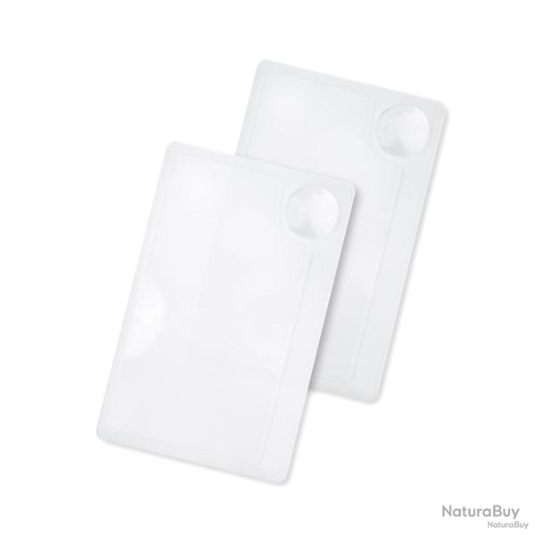 CARSON 2 Loupes carte de cr�dit