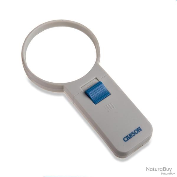 CARSON Loupe � main asph�rique LED, 4x