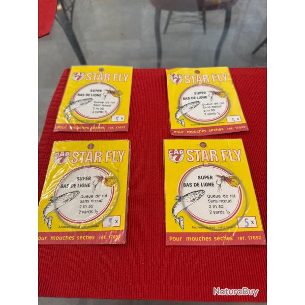 Lot de 4 bas de ligne queue de rat neuf 2m30