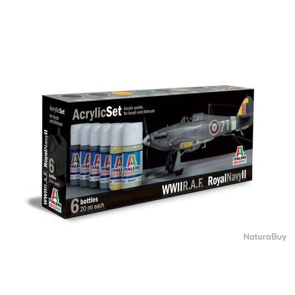 Set de peinture Avion RAF WWII | Italeri (0000 1326) - Maquette � monter