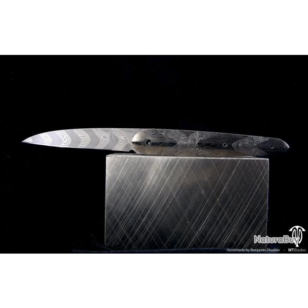 Couteau pliant MTBlades - Linerlock - fait-main par B. Thuillier - Pi�ce unique
