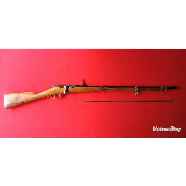 0025875  CARABINE  DE GENDARMERIE  A  CHEVAL  OU  DE  CAVALERIE  MLE 1874  M80,  CALIBRE  11mm  GRAS