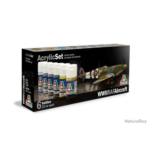 Set de peinture Avions RAF WWII | Italeri (0000 1337) - Maquette � monter