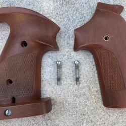 Plaquette de droitier anatomique avec busc r&eacute;glable pour Smith & Wesson  carcasse N