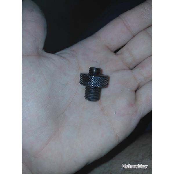 Adaptateur pour bruni new police vers silencieux 1/2x20