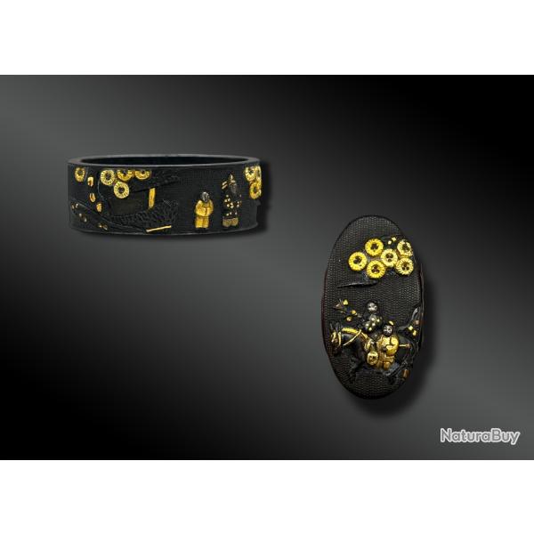 ENSEMBLE Fuchi Kachira - Japon - Priode Edo (1603-1868)