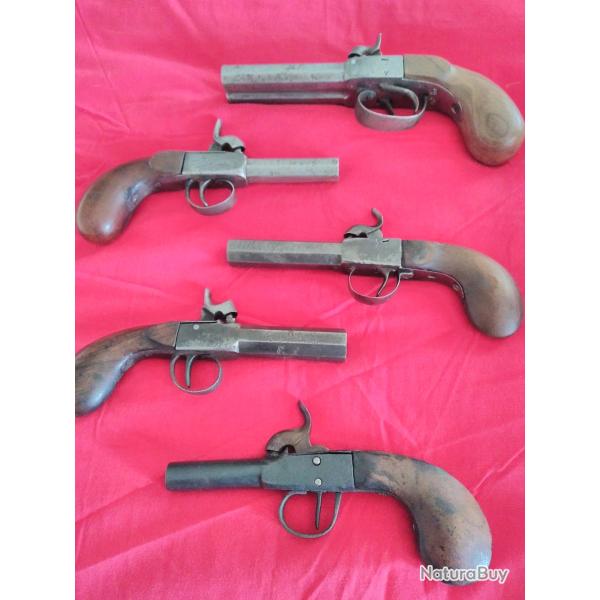 Lot de pistolets de coffre