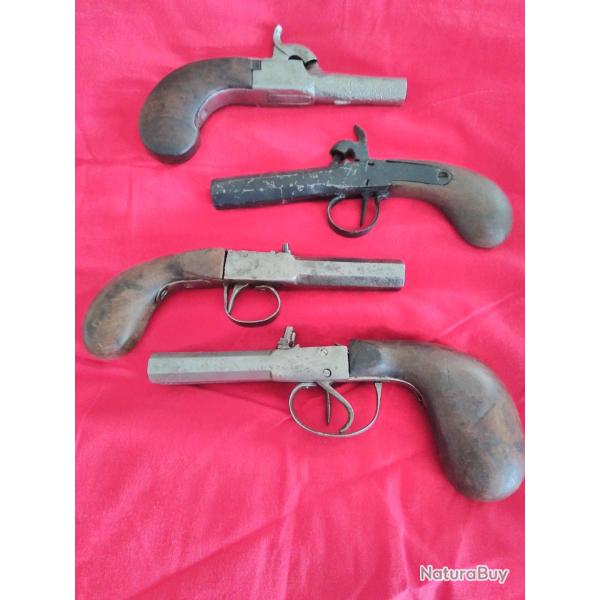 Lot de pistolets de coffre pour pices