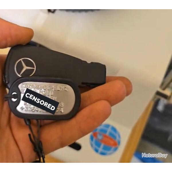 2 collier plaque  militaire personnalis�e