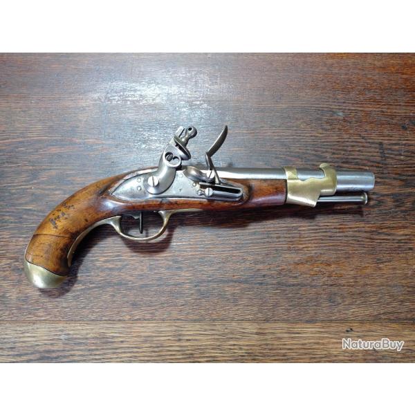 Pistolet de cavalerie � silex - belgique li�ge - vers 1800 - BE