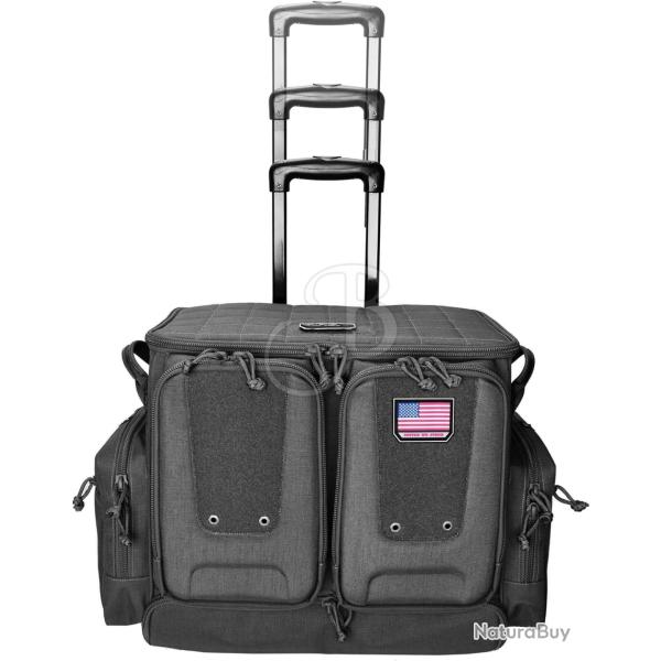 GPS - SAC  DOS TACTICAL ROLLING RANGE POUR PISTOLETS - NOIR