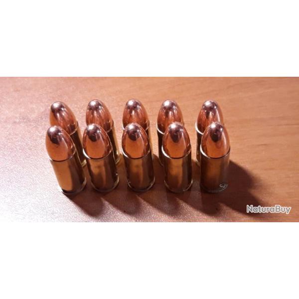 25 x Cartouches 9mm neutralis�es �tuis Laiton pour collection