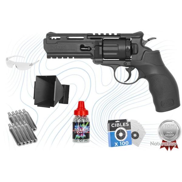 Pack Argent Revolver Tornado CO2 4.5mm BBs Umarex
