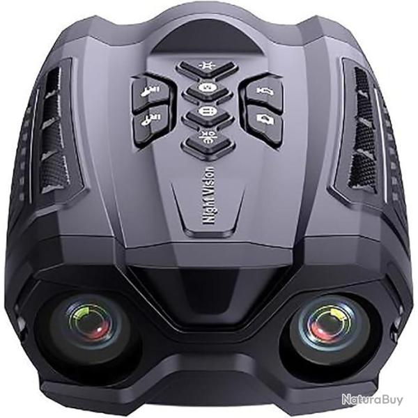 Jumelles Vision Nocturne Num�rique 4K UHD 58MP Zoom Infrarouge 300M Photo/Vid�o Chasse Camping USB-C