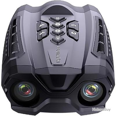 Jumelles Vision Nocturne 4K 2160P Infrarouge - 800m Pour Chasse, Camping Et Observation