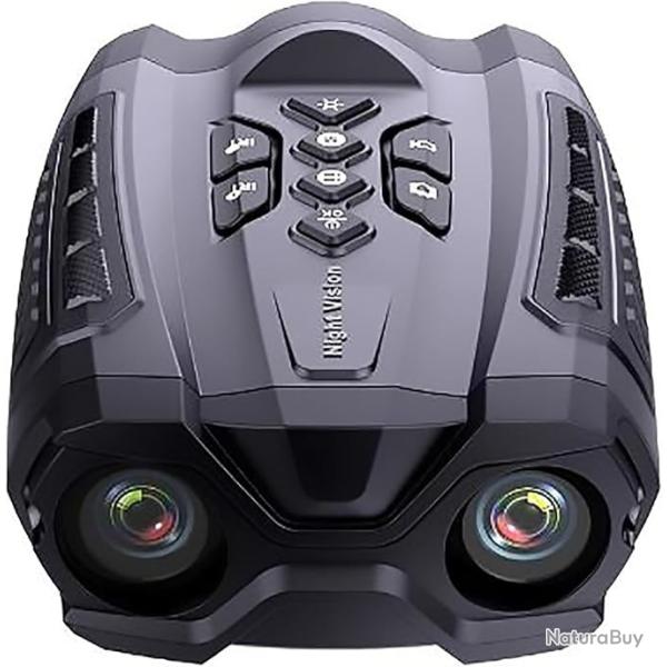 Jumelles Vision Nocturne Num�rique 4K UHD 58MP Zoom Infrarouge 300M Photo/Vid�o Chasse Camping 64G
