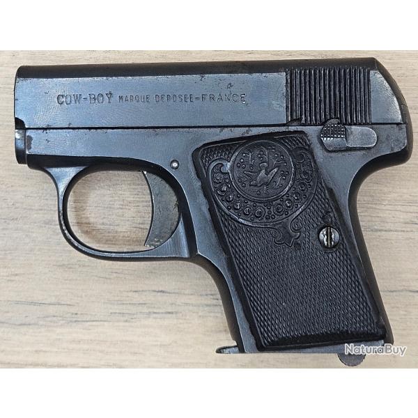 Pistolet 6.35mm COW BOY - Fabrication fran�aise