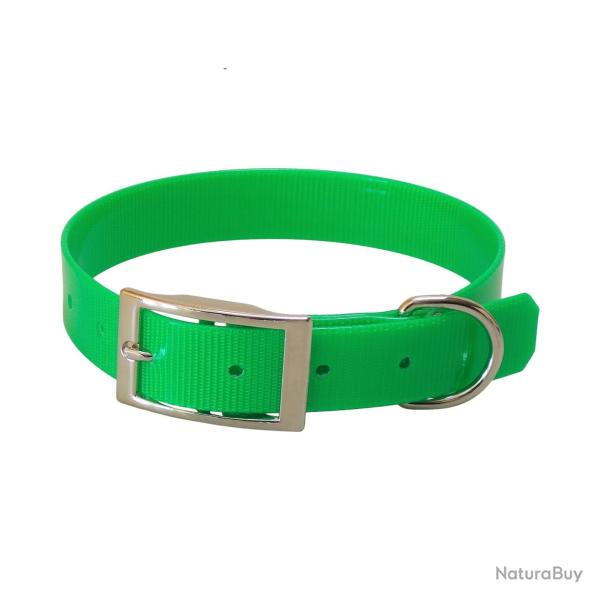 Collier grav� TPU 25 mm Jokidog Vert fluo 50 cm