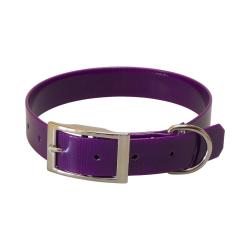 Collier grav&eacute; TPU 25 mm Jokidog Violet 50 cm