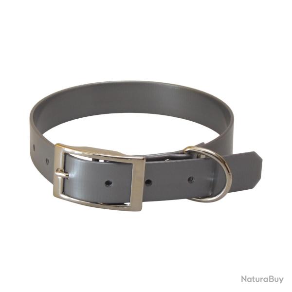 Collier grav� TPU 25 mm Jokidog gris 55 cm