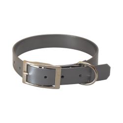 Collier grav&eacute; TPU 25 mm Jokidog gris 60 cm