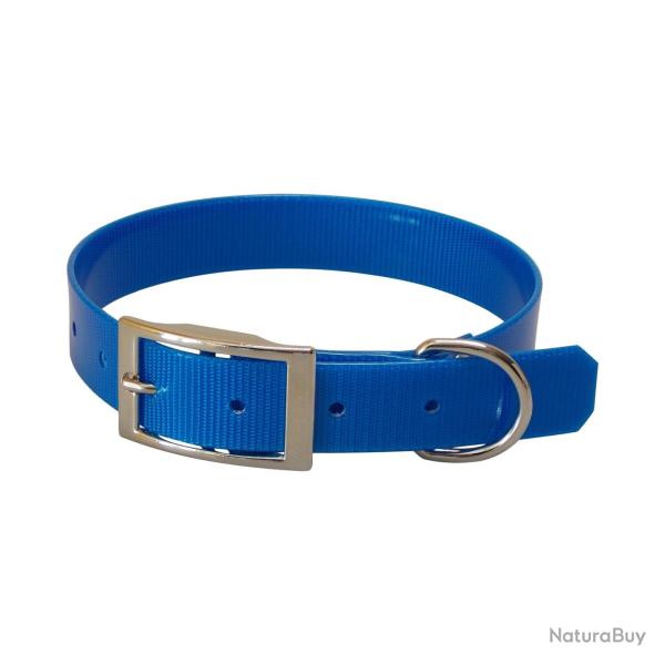 Collier grav� TPU 25 mm Jokidog bleu clair 55 cm
