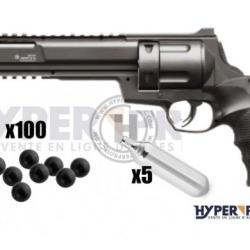 Pack pr&ecirc;t &agrave; tirer T4E HDR68 TR68 GEN2- Revolver Balle Caoutchouc